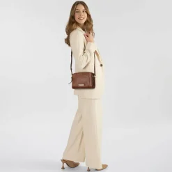 Sale The Bridge Ines Umhängetasche Leder 21 cm marrone