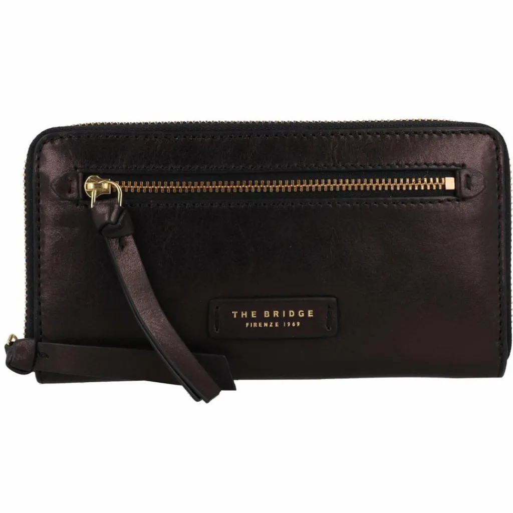 Sale The Bridge Ingrid Geldbörse Leder 20 cm nero