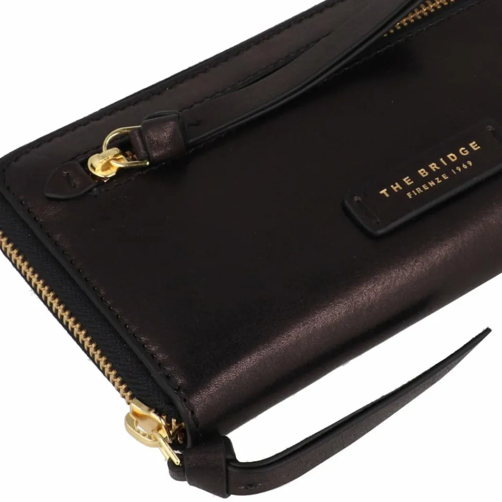 Sale The Bridge Ingrid Geldbörse Leder 20 cm nero