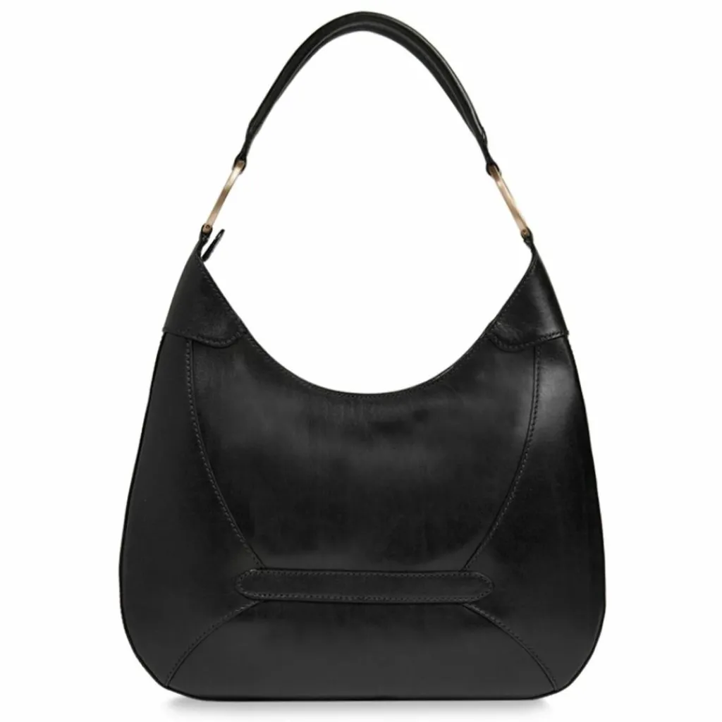 The Bridge Schultertaschen|Henkeltaschen<Isabella Schultertasche Leder 37.5 cm nero