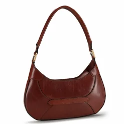 The Bridge Isabella Schultertasche Leder 30 cm marrone
