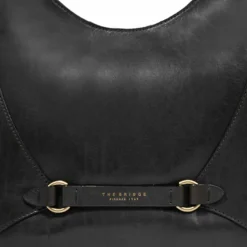 Discount The Bridge Isabella Schultertasche Leder 44 cm nero