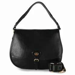 The Bridge Schultertaschen<Isadora Schultertasche Leder 30 cm nero