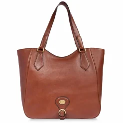 The Bridge Shopper|Schultertaschen<Isadora Shopper Tasche Leder 41 cm marrone