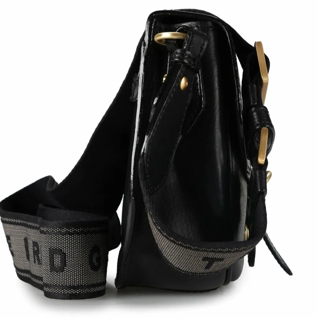 The Bridge Umhängetaschen<Isadora Umhängetasche Leder 23 cm nero
