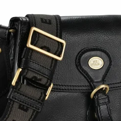 The Bridge Umhängetaschen<Isadora Umhängetasche Leder 23 cm nero