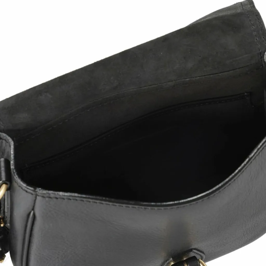 The Bridge Umhängetaschen<Isadora Umhängetasche Leder 23 cm nero