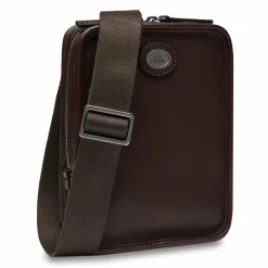 Best The Bridge Isaia Mini Bag Umhängetasche Leder 24 cm castagna