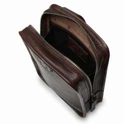 Best The Bridge Isaia Mini Bag Umhängetasche Leder 24 cm castagna