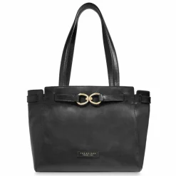 Best The Bridge Isotta Shopper Tasche Leder 30 cm nero