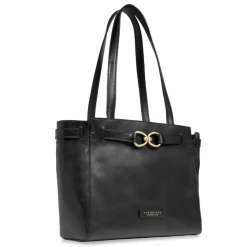 Best The Bridge Isotta Shopper Tasche Leder 30 cm nero