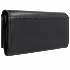 The Bridge Damengeldbörsen Querformat<Leda Geldbörse Leder 19.5 cm nero