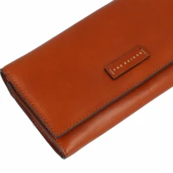 The Bridge Damengeldbörsen Querformat<Leda Geldbörse Leder 19.5 cm cognac