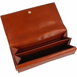 The Bridge Damengeldbörsen Querformat<Leda Geldbörse Leder 19.5 cm cognac