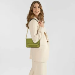 Best The Bridge Lucrezia Schultertasche Leder 18.5 cm pistacchio