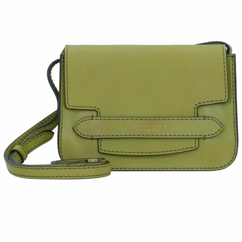 The Bridge Umhängetaschen<Lucrezia Umhängetasche Leder 18 cm pistacchio