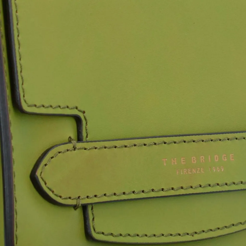 The Bridge Umhängetaschen<Lucrezia Umhängetasche Leder 18 cm pistacchio