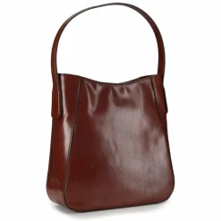 The Bridge Schultertaschen|Henkeltaschen<Maddalena Schultertasche Leder 29 cm brown