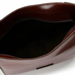 The Bridge Schultertaschen|Henkeltaschen<Maddalena Schultertasche Leder 29 cm brown