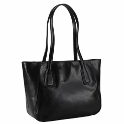 The Bridge Shopper|Schultertaschen<Maddalena Shopper Tasche Leder 30 cm black