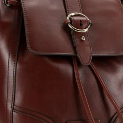 Clearance The Bridge Matilde Daypack Leder 32 cm brown