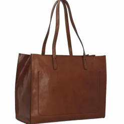 Sale The Bridge Mirra Shopper Tasche Leder 37 cm braun