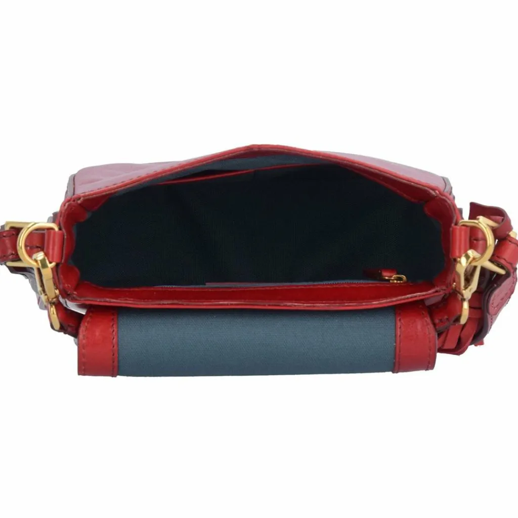 The Bridge Henkeltaschen<Pearldistrict Schultertasche Leder 20 cm red currant