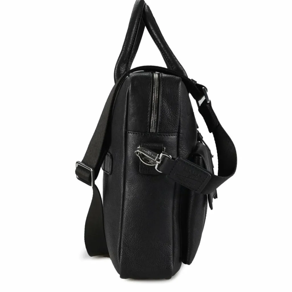 Discount The Bridge Serristori Aktentasche Leder 39 cm Laptopfach black