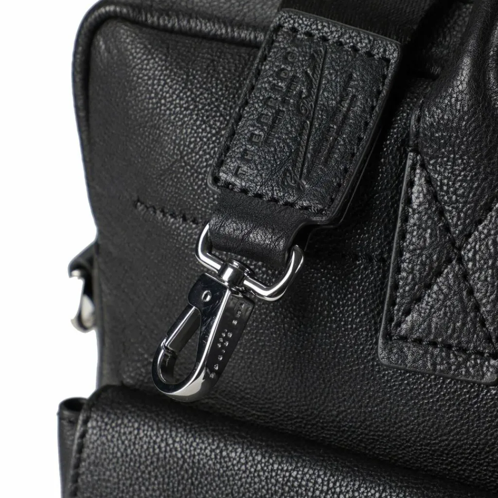Discount The Bridge Serristori Aktentasche Leder 39 cm Laptopfach black