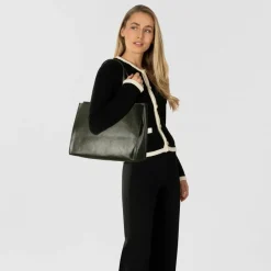 The Bridge Shopper|Schultertaschen<Shopper Tasche Leder 36 cm tirolo
