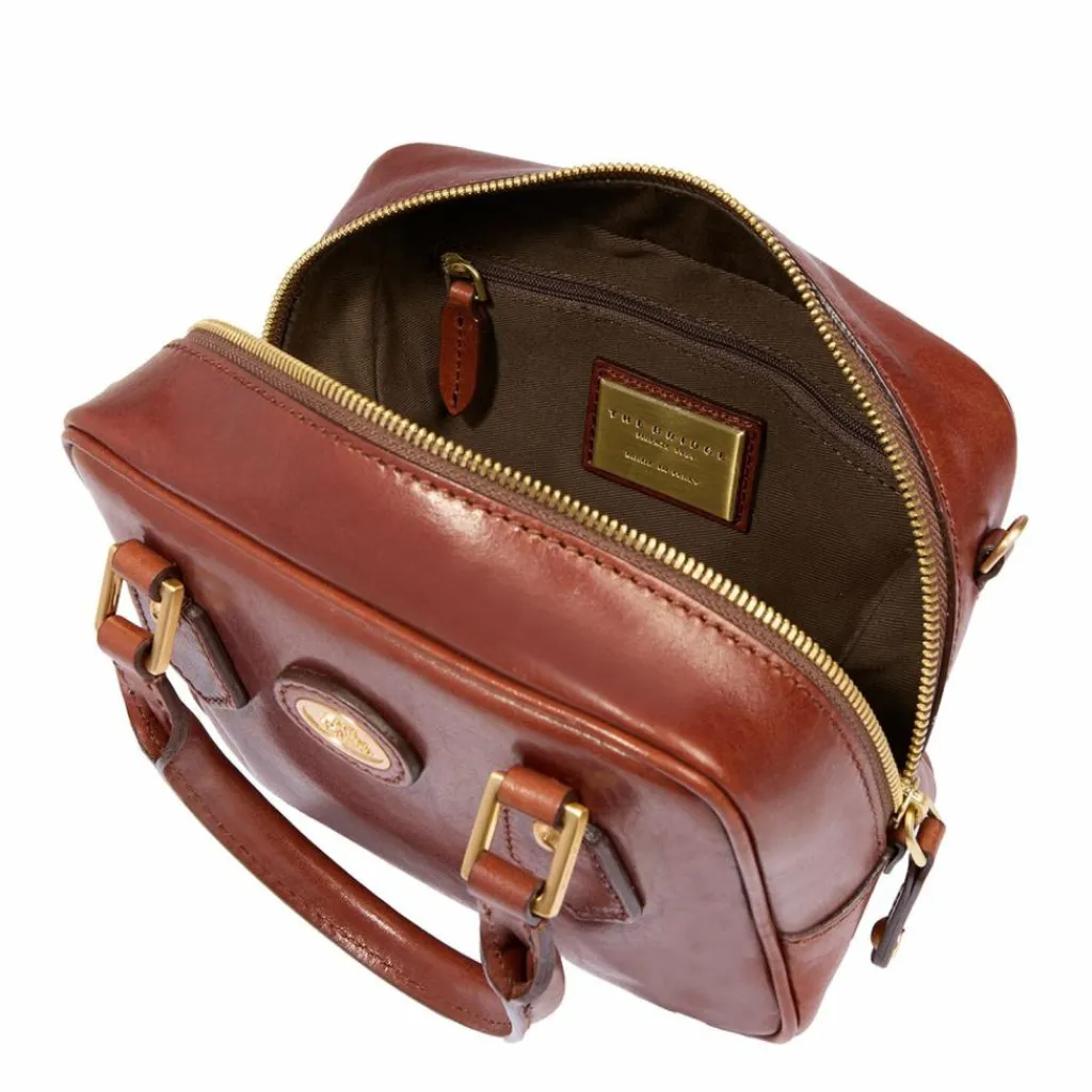 New The Bridge Stodo Handtasche Leder 20 cm marrone