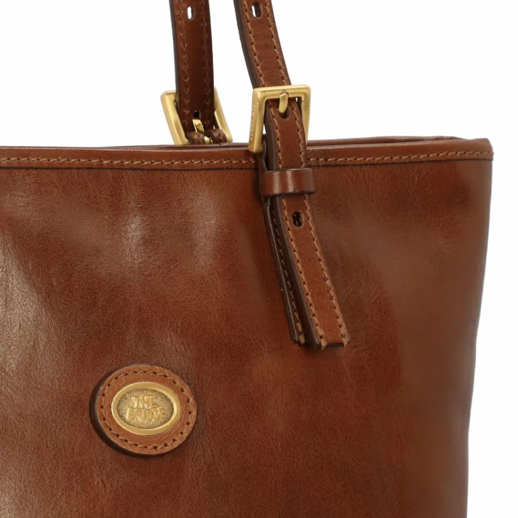 Hot The Bridge Story Donna Shopper Leder 26 cm marrone