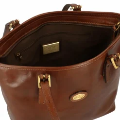 Hot The Bridge Story Donna Shopper Leder 26 cm marrone