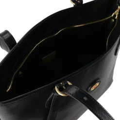 The Bridge Shopper|Schultertaschen<Story Donna Shopper Tasche Leder 43 cm nero