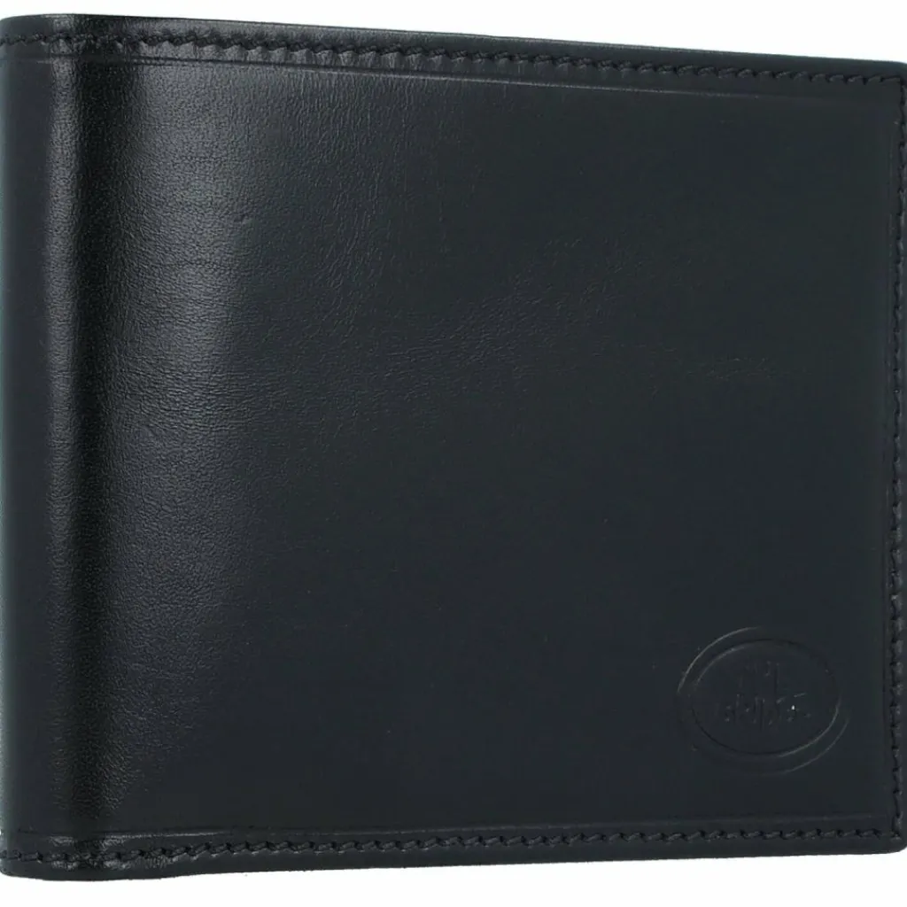 The Bridge Herrengeldbörsen Querformat<Story Uomo Geldbörse Leder 13 cm black-ruthenium