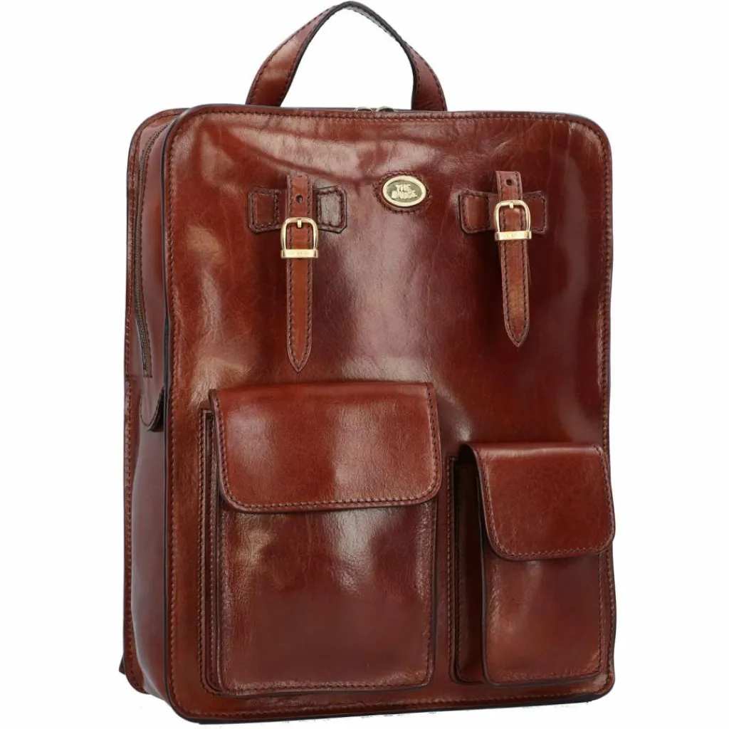 The Bridge Lederrucksäcke|Business-Rucksäcke<Story Uomo Rucksack Leder 37 cm brown-gold