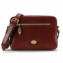 Outlet The Bridge Story Uomo Umhängetasche Leder 24.5 cm marrone