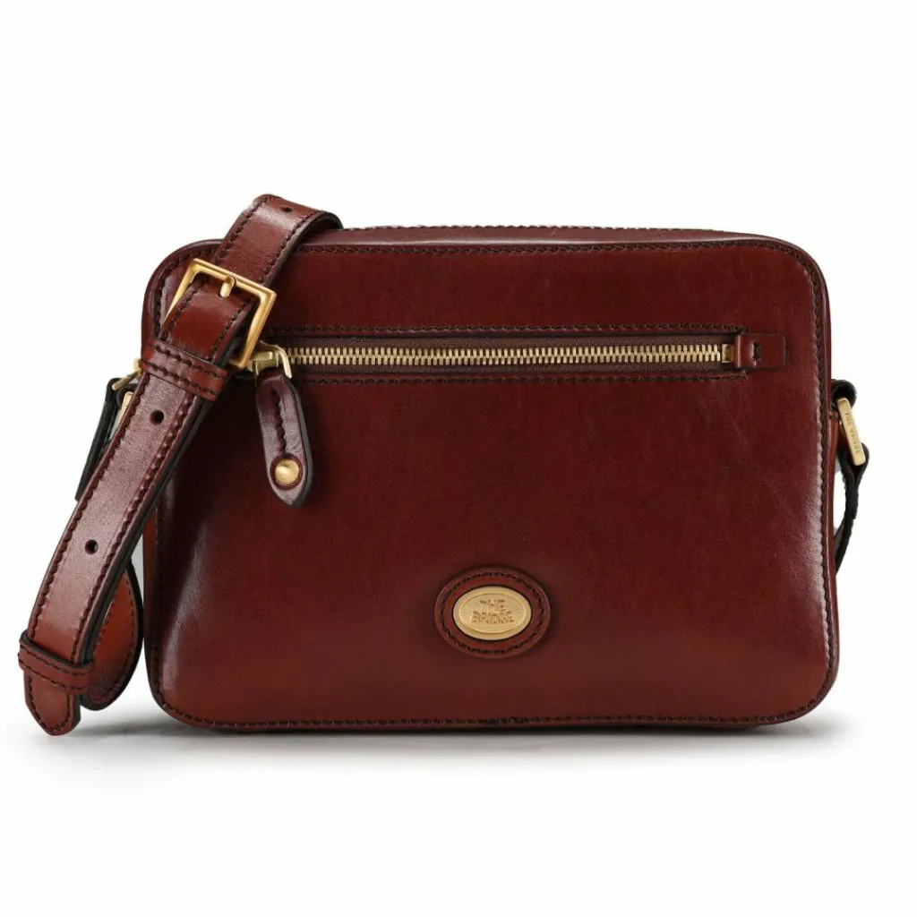 Outlet The Bridge Story Uomo Umhängetasche Leder 24.5 cm marrone