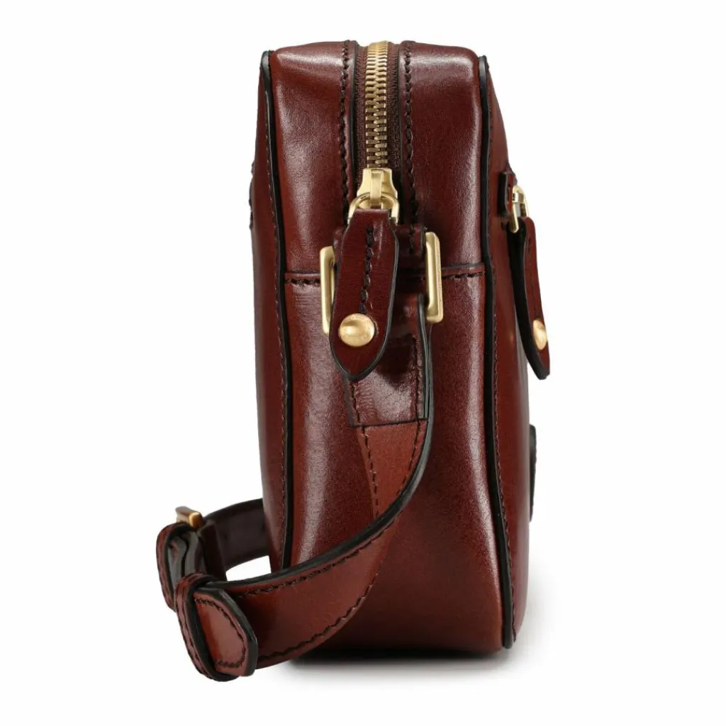 Outlet The Bridge Story Uomo Umhängetasche Leder 24.5 cm marrone