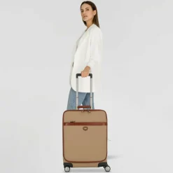 The Bridge Weichgepäck Kabinengepäck|4-Rollen Kabinentrolleys<Story V S 4 Rollen Kabinentrolley 53 cm naturale-marrone