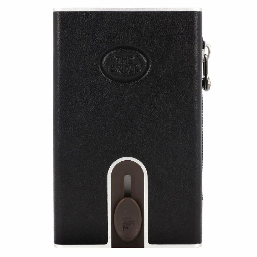 Discount The Bridge Stouo Geldbörse RFID Schutz Leder 6.5 cm nero