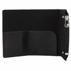Discount The Bridge Stouo Geldbörse RFID Schutz Leder 6.5 cm nero