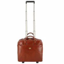 The Bridge Stovia 2 Rollen Pilotentrolley Leder 39 cm Laptopfach