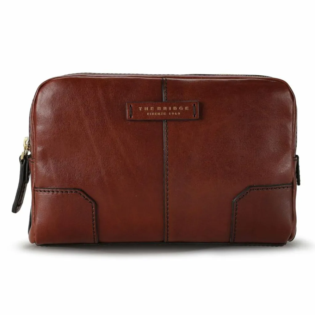 The Bridge Abendtaschen & Clutches<Vespucci Clutch Tasche Leder 32 cm marrone