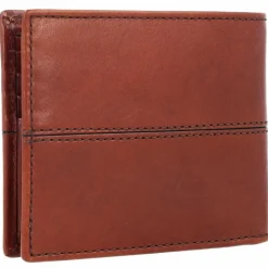 The Bridge Herrengeldbörsen Querformat<Vespucci Geldbörse Leder 12 cm brown-gold