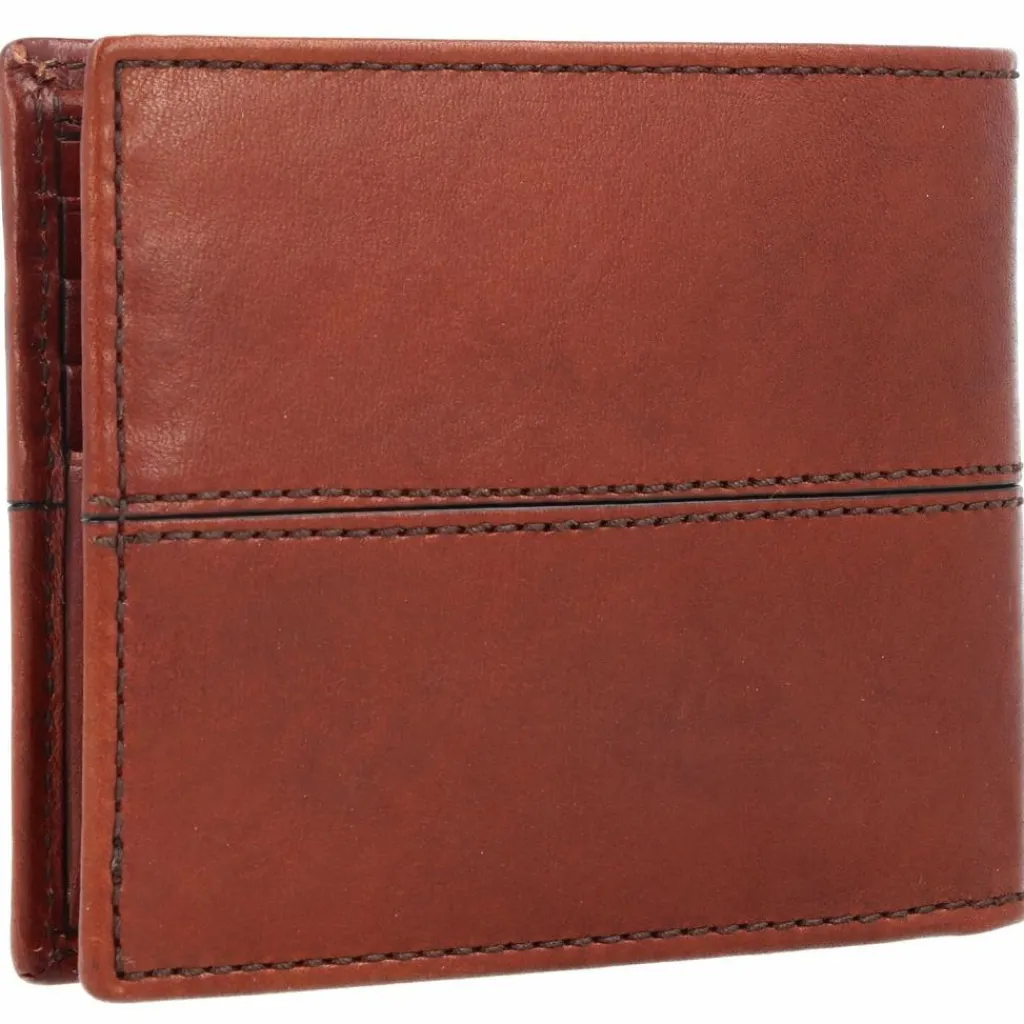 The Bridge Herrengeldbörsen Querformat<Vespucci Geldbörse Leder 12 cm brown-gold