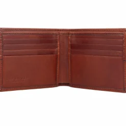 The Bridge Herrengeldbörsen Querformat<Vespucci Geldbörse Leder 12 cm brown-gold