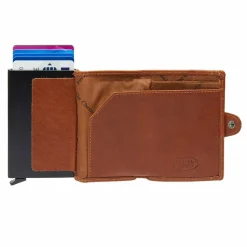 The Chesterfield Brand Visitenkartenetuis<Albury Kreditkartenetui RFID Schutz Leder 7 cm cognac