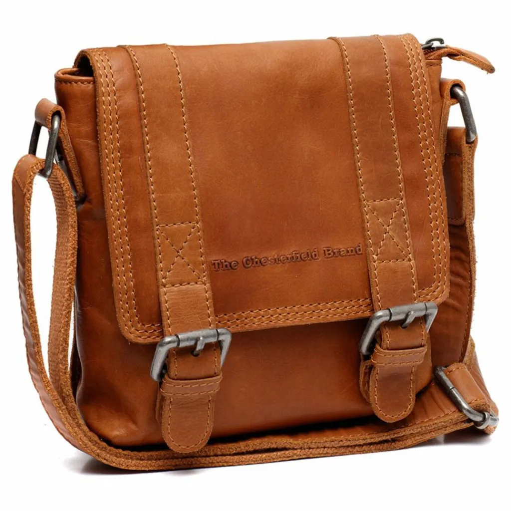 Clearance The Chesterfield Brand Ariano Umhängetasche Leder 17 cm cognac