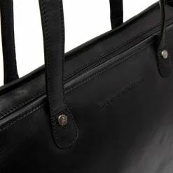 The Chesterfield Brand Henkeltaschen|Schultertaschen<Astano Schultertasche Leder 33 cm Laptopfach black